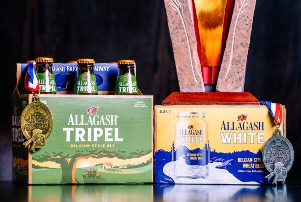 Allagash White and Tripel winning awards at the 2023 Great American Beer Festival