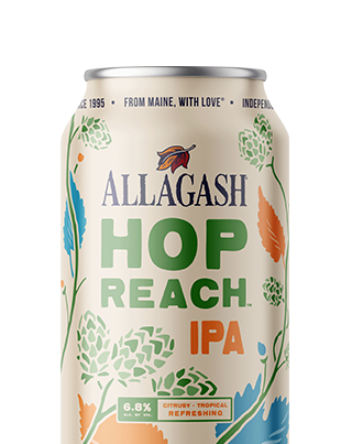 Allagash Hop Reach 12 oz. can is one of the many ways to enjoy our citrusy, tropical, and refreshing IPA.