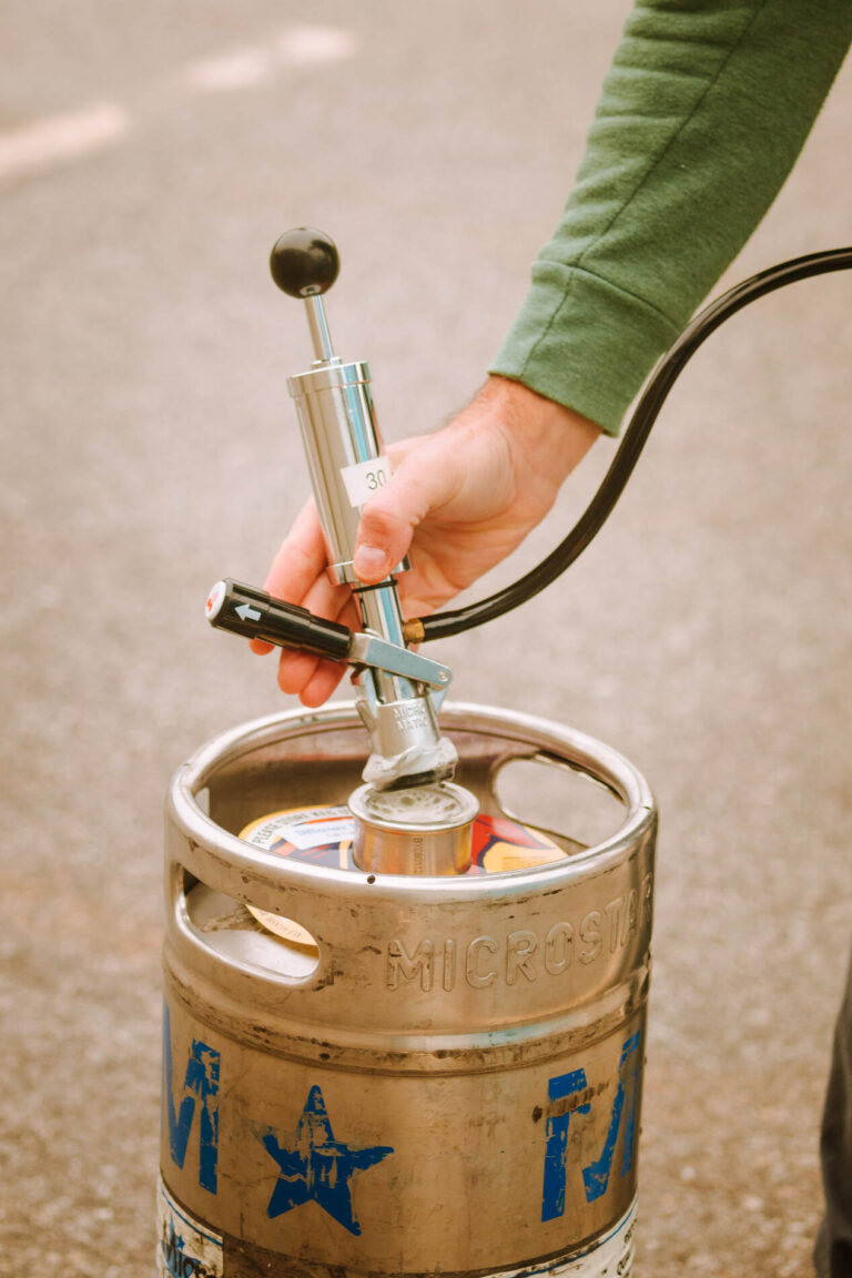 How to Tap a Keg Allagash Brewing Company