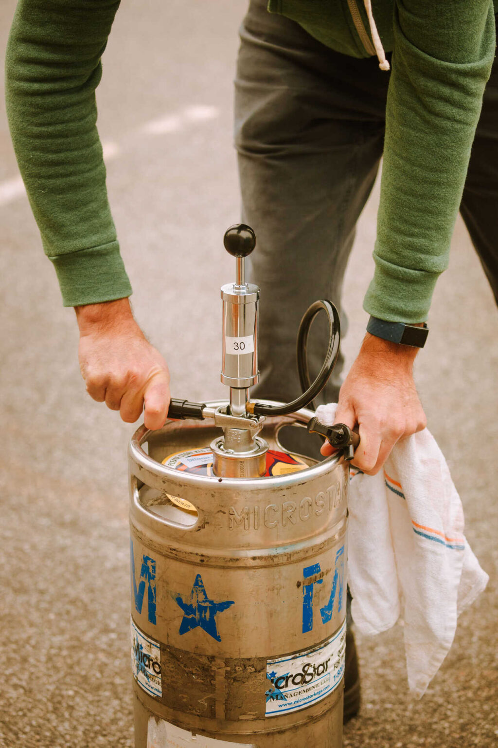 How to Tap a Keg Allagash Brewing Company