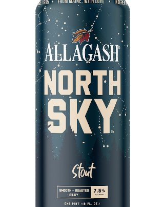 Allagash North Sky Stout is a roasty and smooth taste of Maine brewing.